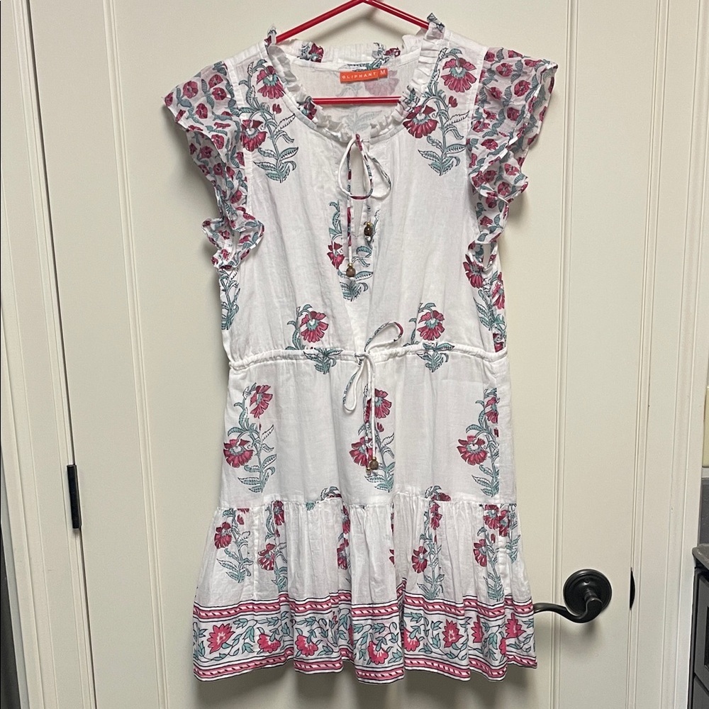 Oliphant Ruffle Sleeve Mini Dress